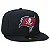 Boné New Era 59FIFTY Aba Reta NFL Tampa Bay Buccaneers - 7 1/2 - Imagem 3