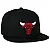 Boné New Era 59FIFTY Aba Reta NBA Chicago Bulls 7 1/8 - Imagem 4