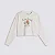 Camiseta Vans Supply Boutique Ls Relax Crop Marshmallow - Imagem 1