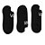 MEIA VANS CLASSIC KICK (3 PARES) PRETA - 30 ao 35 - Imagem 1