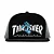 Boné Thrasher x Santa Cruz Screaming Hand - Preto Cinza - Imagem 3