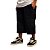 Bermuda Sek Jorts Cargo Sarja - Black Essential - Imagem 6