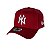 Boné New Era 9FORTY A-Frame MLB Yankees Vinho - Imagem 2