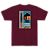 Camiseta Grizzly Especial Tread Light - Burgundy - Imagem 1