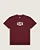 Camiseta Vans ss hex bordeaux white - Imagem 1