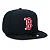 Boné New Era 59FIFTY Aba Reta MLB Boston Red Sox 7 - Imagem 2