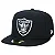 Boné New Era 59FIFTY Aba Reta NFL Las Vegas Raiders 71/8 - Imagem 1