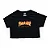 Cropped Thrasher Magazine Classic Flame Preto - Imagem 2