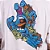 Camiseta Santa Cruz Roskopp Oversized Five Off White - Imagem 4
