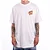 Camiseta Santa Cruz Roskopp Oversized Five Off White - Imagem 2