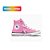 Tênis All Star Chuck Taylor Canvas Infantil/Juvenil Cano Alto Rosa - Imagem 1