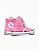 Tênis All Star Chuck Taylor Canvas Infantil/Juvenil Cano Alto Rosa - Imagem 3