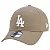 Boné New Era 9TWENTY Los Angeles Dodgers MLB Kaki Logo Branco - Imagem 1
