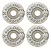 Roda Spitfire Burner Branca White & White 99D 52mm - Imagem 2