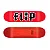 Shape Flip Skateboard HKD Red 8.0" - Imagem 2