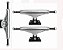 TRUCK LION HOLLOW SILVER/BLACK BRIGTH PREMIUM 139MM - Imagem 2