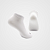 Kit 3 Pares De Meia Hoahi importada socket Branca 39 ao 44 - Imagem 2