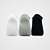Kit 3 Pares De Meia Hoahi importada COLOR 39 ao 44 - Imagem 3