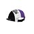 Boné Trip Side Microfibra Aba Flexível - Preto, Branco e Roxo - Imagem 2