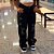 Calça Jeans Feminina Wide Leg Destroyed – Preta - Imagem 1