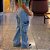 Calça Jeans Feminina Cargo Wide Leg – Lavagem Clara - Imagem 2