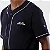 Camisa New Era Jersey Slub Open Black Baseball Jersey - Imagem 8