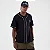 Camisa New Era Jersey Slub Open Black Baseball Jersey - Imagem 3