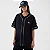 Camisa New Era Jersey Slub Open Black Baseball Jersey - Imagem 2