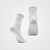 Kit 3 Pares Meia Longo Performance Hoahi 33 ao 38 - Branca - Imagem 3