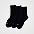 Kit 3 Pares Meia Longo Performance Hoahi 33 ao 44 - Preto - Imagem 2