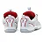 Tênis QIX Revo 26 Branco e Vermelho - Imagem 5
