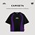 Camiseta Trip SIde Oversized Premium Recorte - Preta - Imagem 1