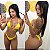 Conjunto biquíni fio dental marquinha Amarelo - Imagem 1