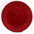 Corona Prato Raso Relieve Vermelho 26cm - Imagem 1