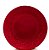 Corona Prato Sobremesa Relieve Vermelho 20cm - Imagem 1