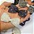 Laço pedraria bordado  multiuso para tiaras chinelos enfeites - Imagem 2