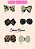 Laço pedraria bordado  multiuso para tiaras chinelos enfeites - Imagem 4