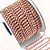 Strass em metro SS10 (PP21-22 2,7mm ) Cobre Rose Pedra cristal - Imagem 1