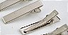 Bico de Pato Quadrado para Cabelos 75mm (7.5cm)  Níquel Shine Beads® - Imagem 2