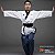 Dobok Kimono Taekwondo JCalicu Club Dan Feminino Poomsae - Imagem 1