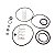 Kit de Reparo Válvula de Admissão Similar 1704134 Metalplan - Imagem 1