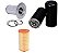 Kit De Filtros Para Compressor Ingersoll Rand Nirvana Irn50h - Imagem 1