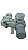 Conjunto FRL Filtro Regulador Lubrificador Ar Comprimido 1/4 - Imagem 3
