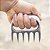 Kit 10 Garras de Urso 6 Pontas Para Churrasco em Alumínio - Imagem 2