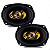 Par Alto-falantes Eros Eleve 6x9 Polegadas EL69T240 Triaxial - 120W RMS - 4 Ohms - Imagem 1