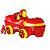 Mochila Escolar iron Man Carro Vermelho Maxtoy - Imagem 1