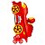 Mochila Escolar iron Man Carro Vermelho Maxtoy - Imagem 3