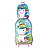 Kit Mochila Escolar Unicórnio 3d Rosa Arco Iris Com Mochila P de Costas - Imagem 1