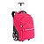 Mochila Paul Frank Carrinho Mega Rodas T03 - Rosa - Imagem 1