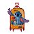 Mochila Escolar Stitch Tropical com 03 Rodinhas Maxtoy - Imagem 1